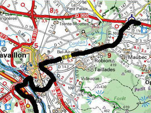 Directions from Motorway exit at Cavaillon to Coustellet Directions from Motorway exit at Cavaillon to Coustellet