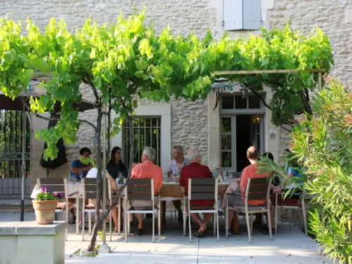 Provence Bike Holidays: dinner at the farmhouse.