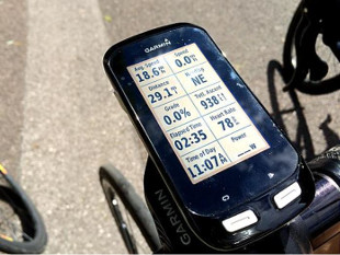 Garmin GPS used during our Bike Tours.